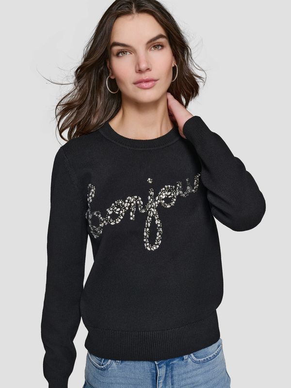 Sweater bonjour con cristales