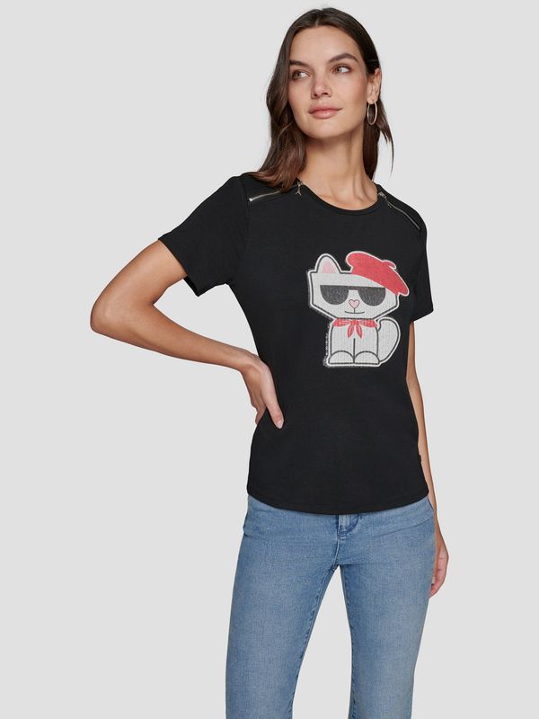 Polera choupetee con cremallera