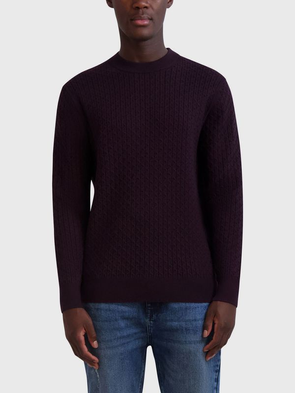 Sweater texturizado geométrico