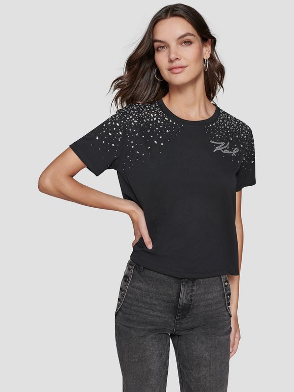 Polera con pedrería