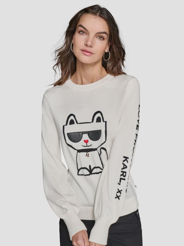 Sweater choupette bordado