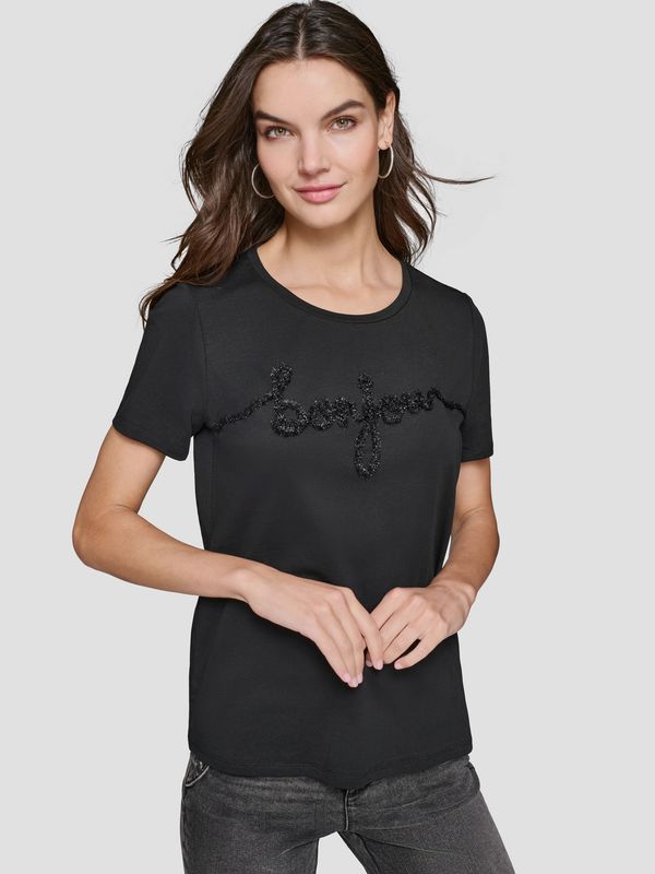 Polera con efecto afelpado