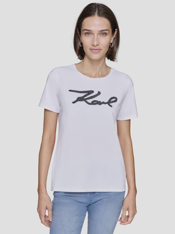 Polera con guion de KARL afelpado