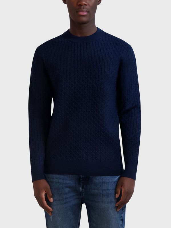 Sweater texturizado geométrico