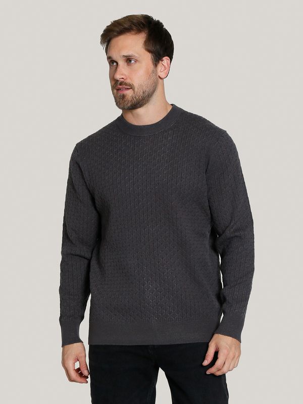 Sweater texturizado geométrico