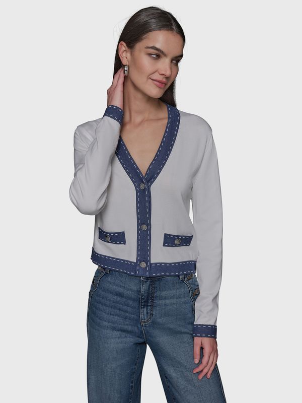 Sweater con escote en V