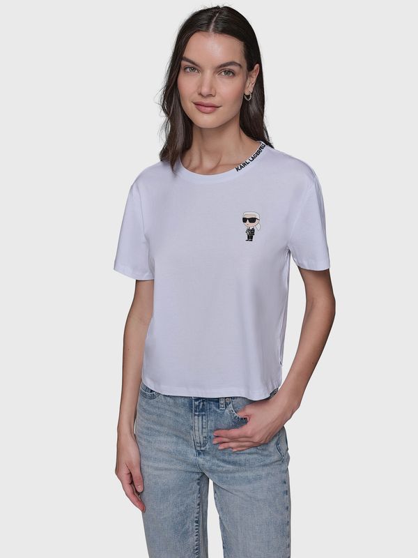 Polera con pequeño emoji Karl