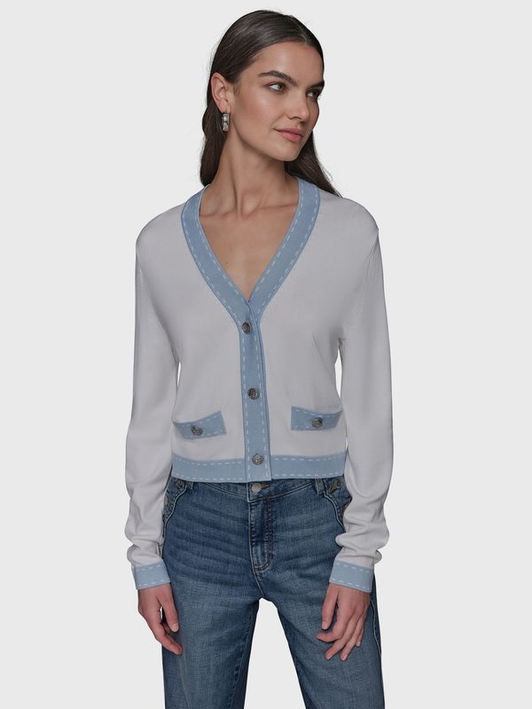 Sweater con escote en V