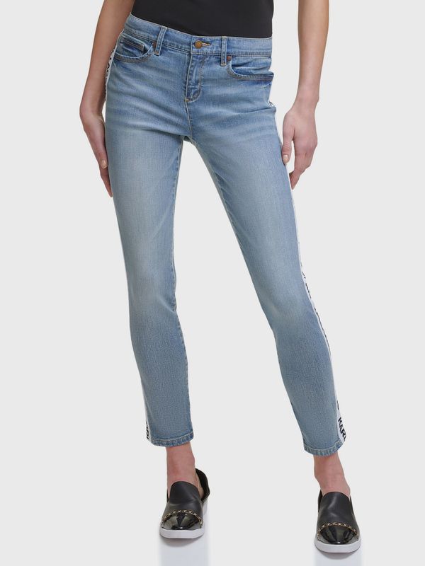 Jeans con tiras laterales