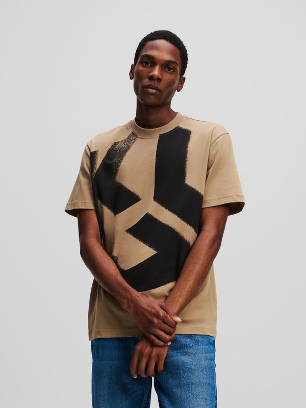 Polera regular con monograma