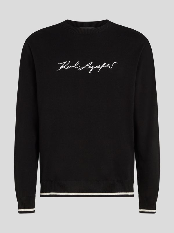 Sweater con cuello redondo