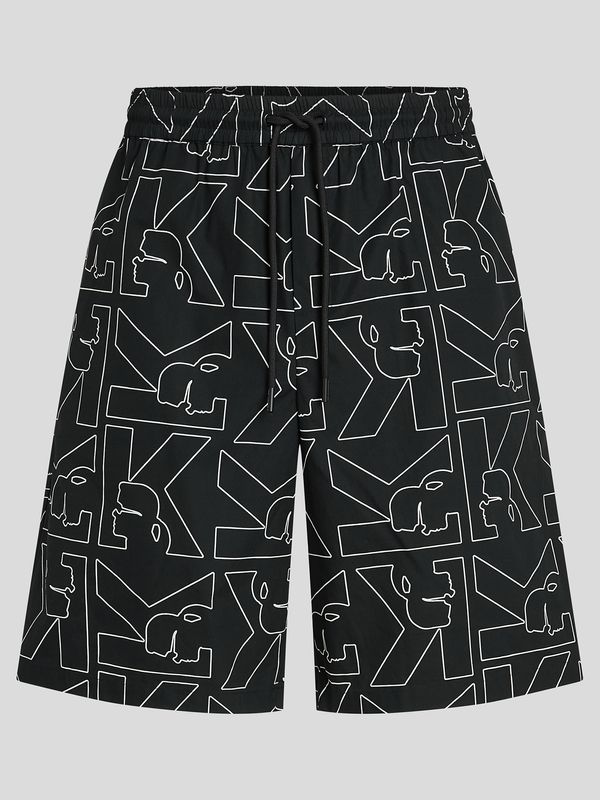 Short de algodón con estampado