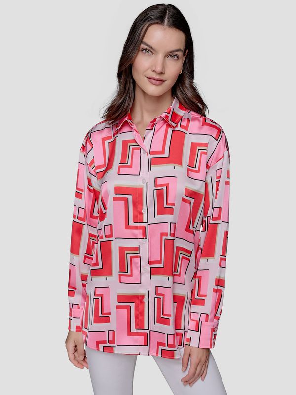 Camisa oversize utility con estampado