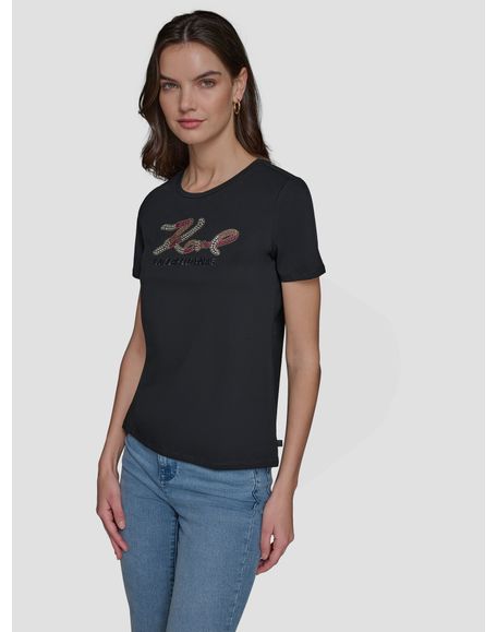 Polera con firma de KARL