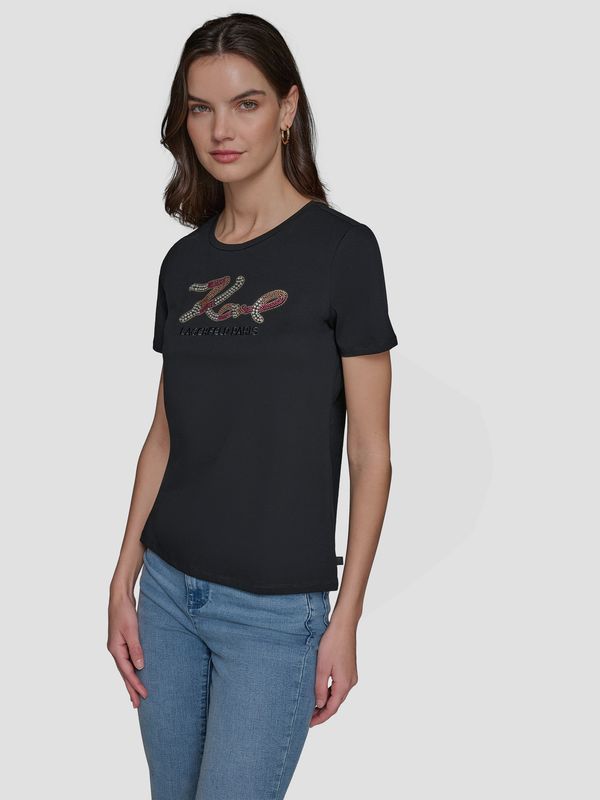 Polera con firma de KARL