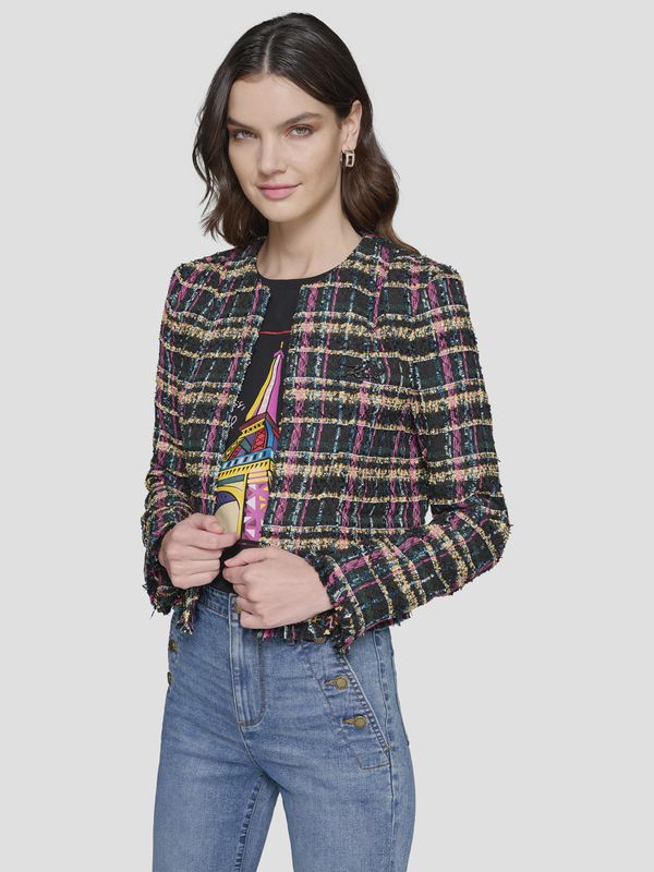 Chaqueta corta tweed