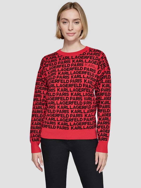 Sweater con logo all over