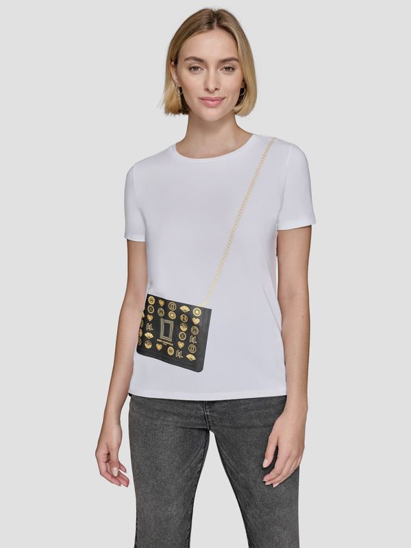 Polera con diseño de cartera cruzada