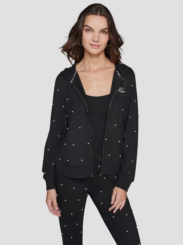 Polerón con diseño de perlas