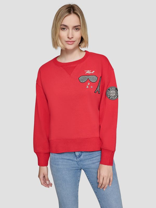 Polerón con pines y parches