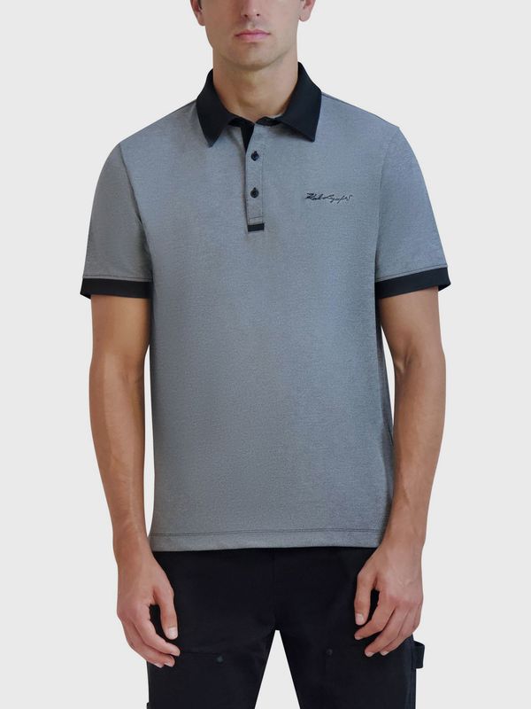 Polo con ribetes en contraste