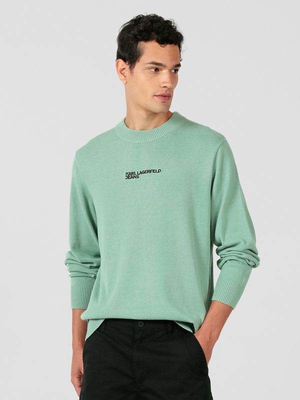 Sweater con logotipo bordado