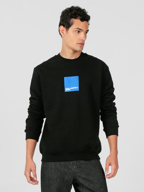 Polerón regular con logo en caja