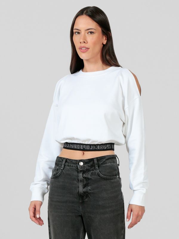 Polerón con hombros descubiertos