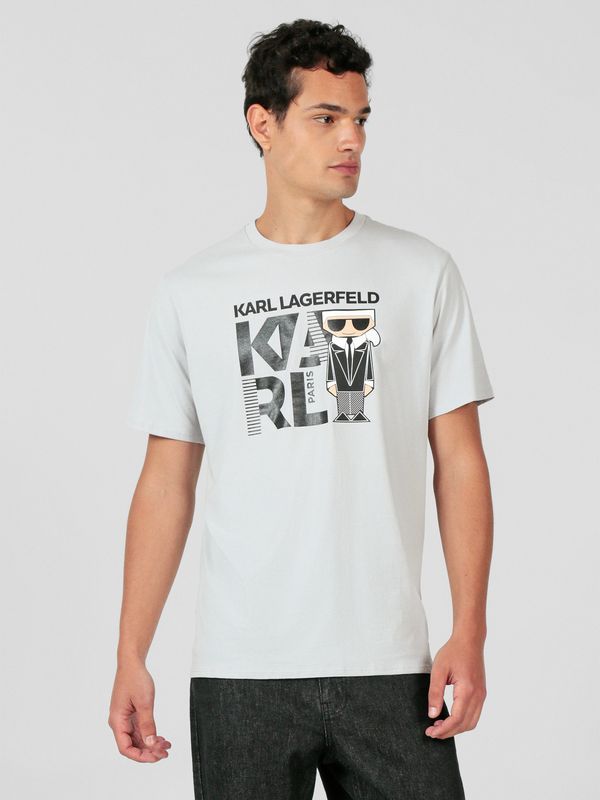 Polera con logo gráfico Karl