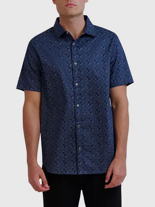 Camisa de manga corta con estampado de logo