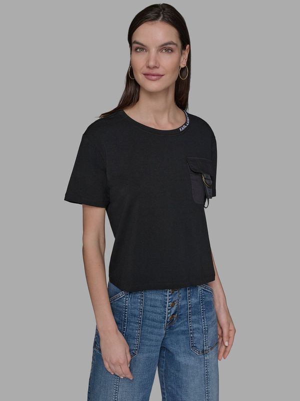 Polera sin mangas y estampado C EST LA VIE