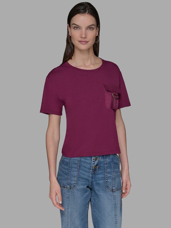 Polera sin mangas y estampado C EST LA VIE