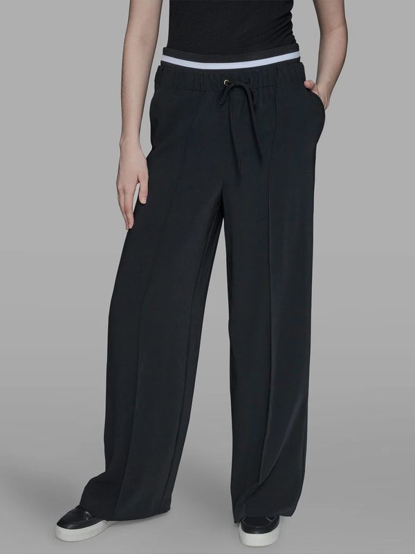 Pantalón fluido con doble pretina elástica